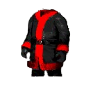Human Santa Costume RedBlack